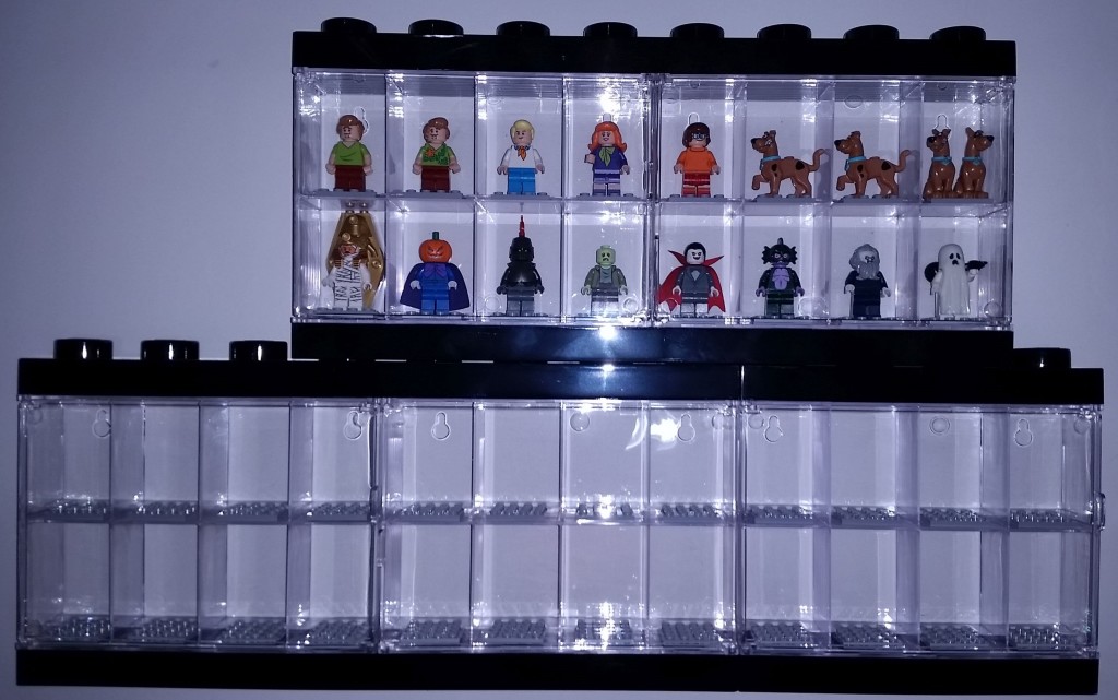 Lego Large Display Case 4406 with Scooby Doo Minifigure Collection Small and Large