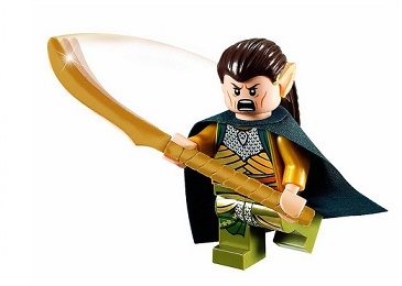 Lego Lord of The Rings Exclusive Elrond Minifigure with Video Game Purchase