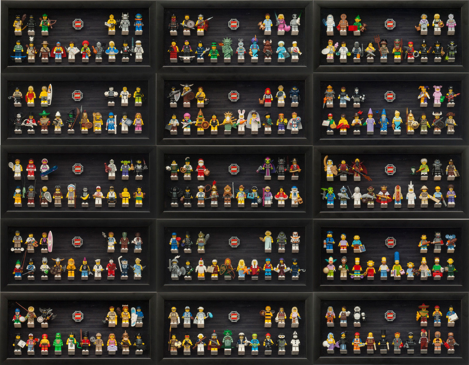Lego Minifigure Series 1-13 Movie and Simpsons Collection