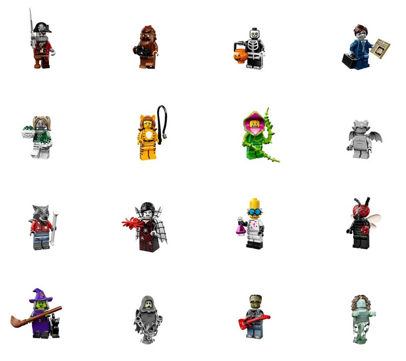 Lego Series 14 71010 Monster Minifigures Collection