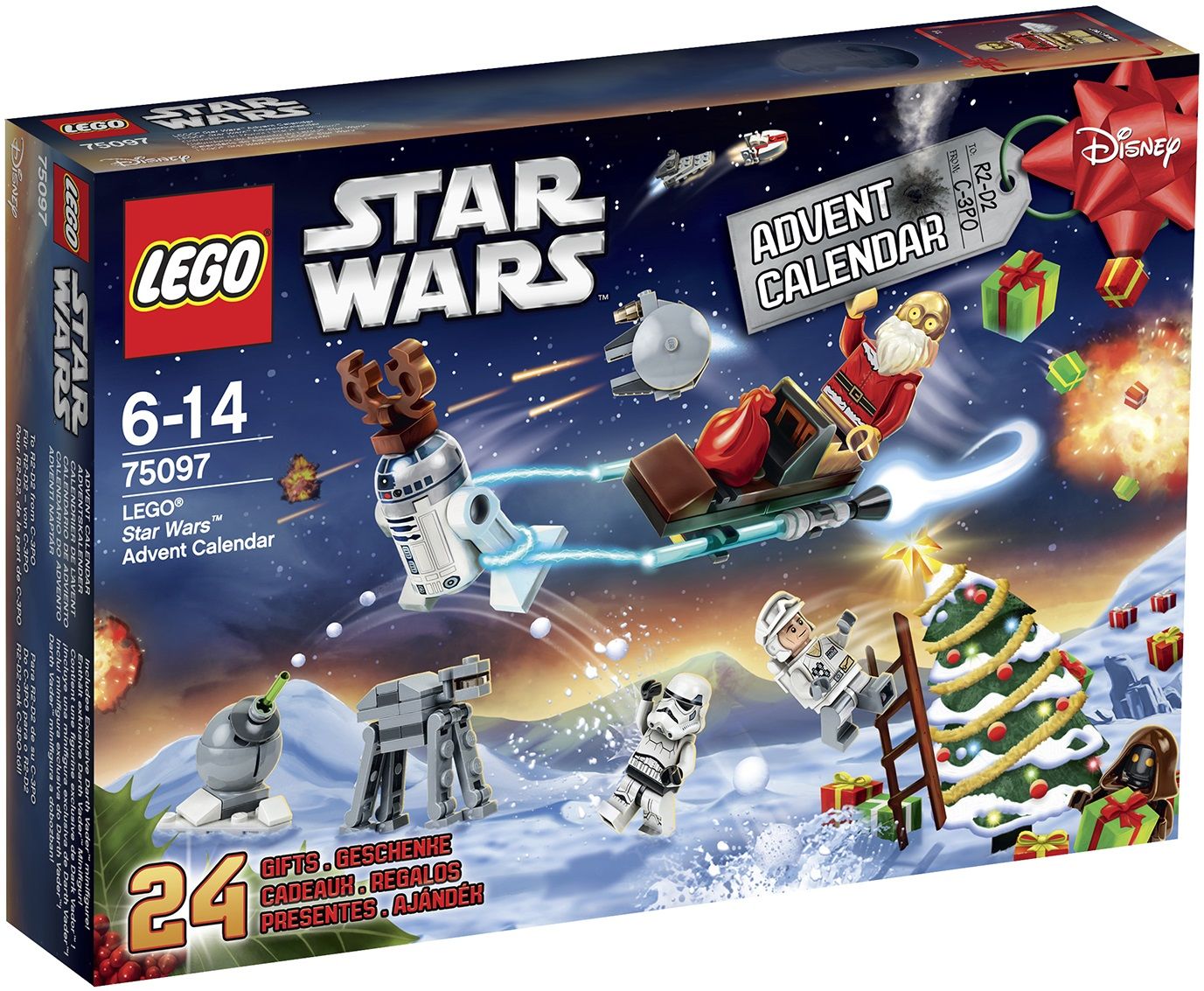 Lego Star Wars Advent Calendar Is Now Available For Sale Minifigure 