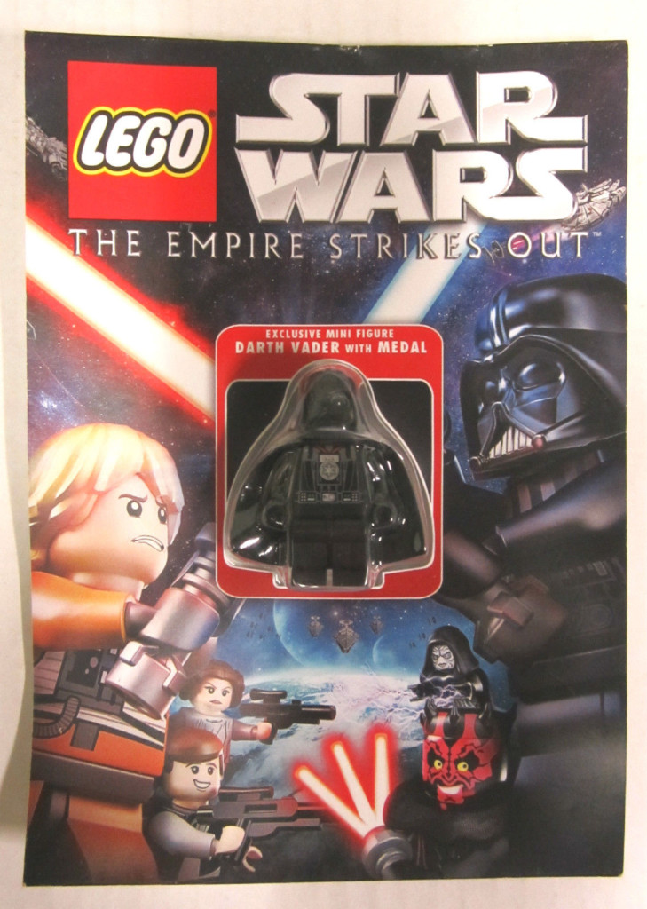 Lego Carded Darth Vader with Medal 2013 New York Toy Fair Front