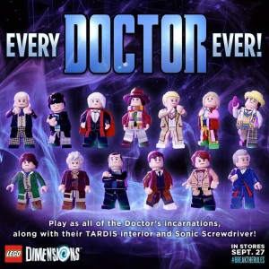 Lego Dimensions ALl of the 11 Dr Whos