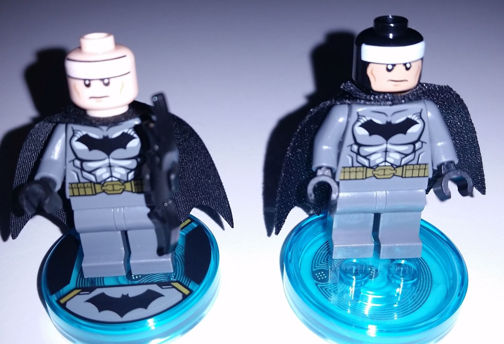 Lego Dimensions Batman Different Head Front