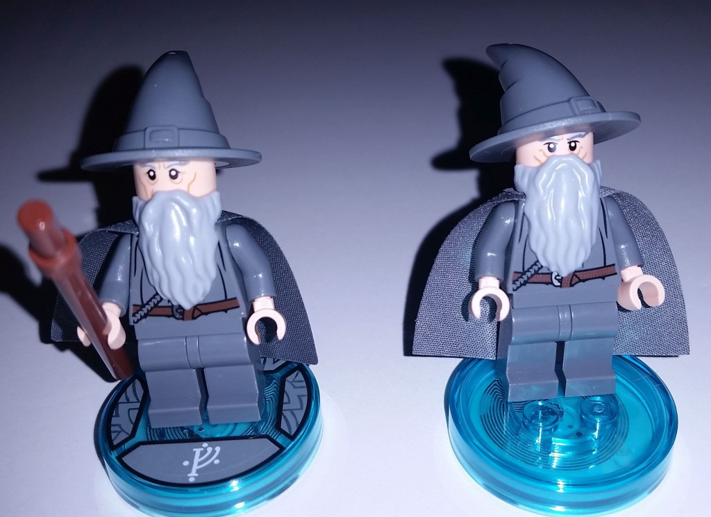 Lego Dimensions Gandalf Different Face