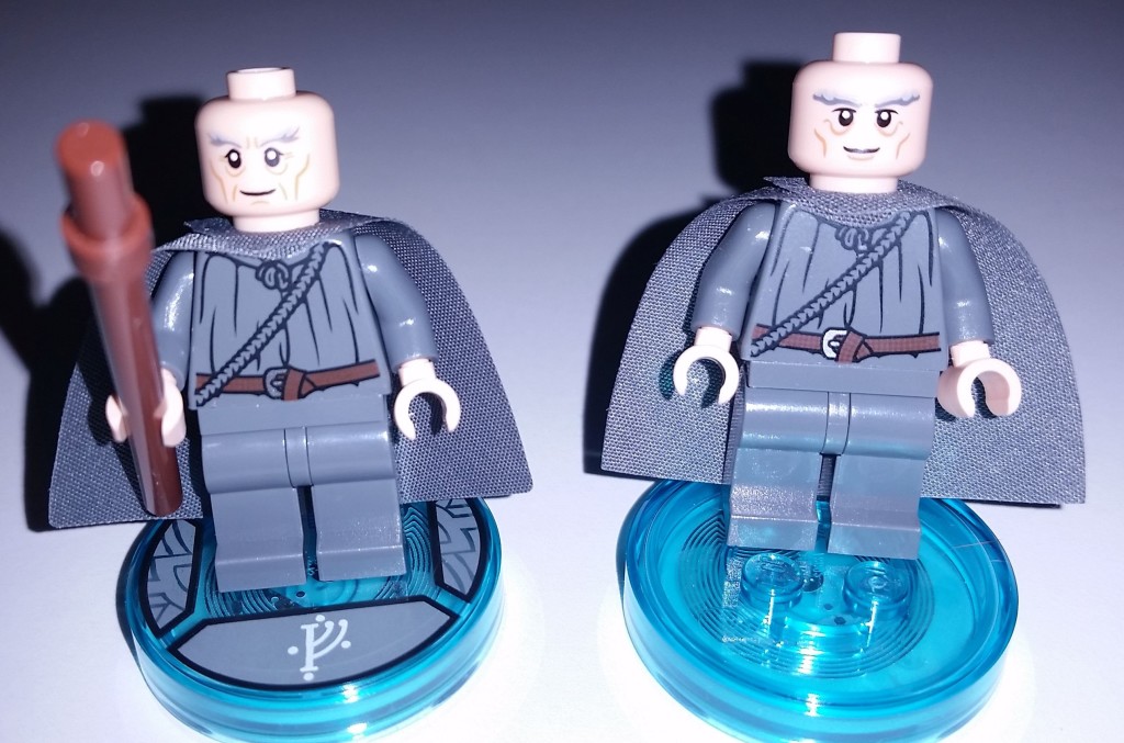 Lego Dimensions Gandalf Different Head