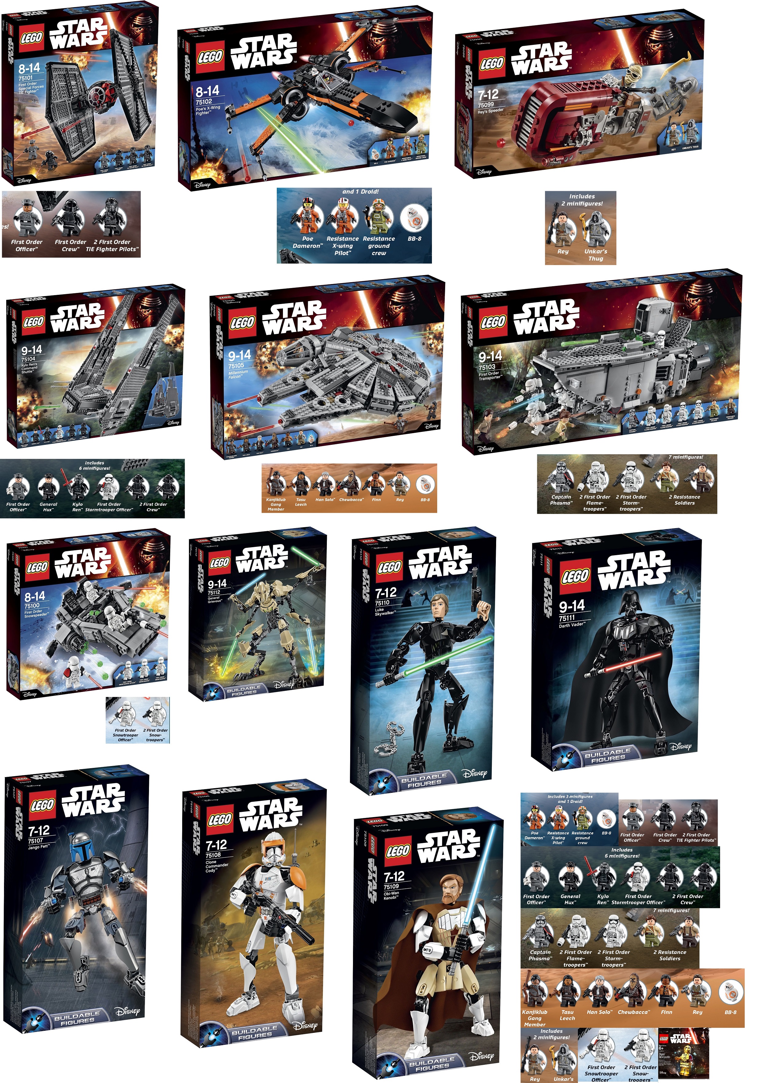 lego star wars the force awakens moc