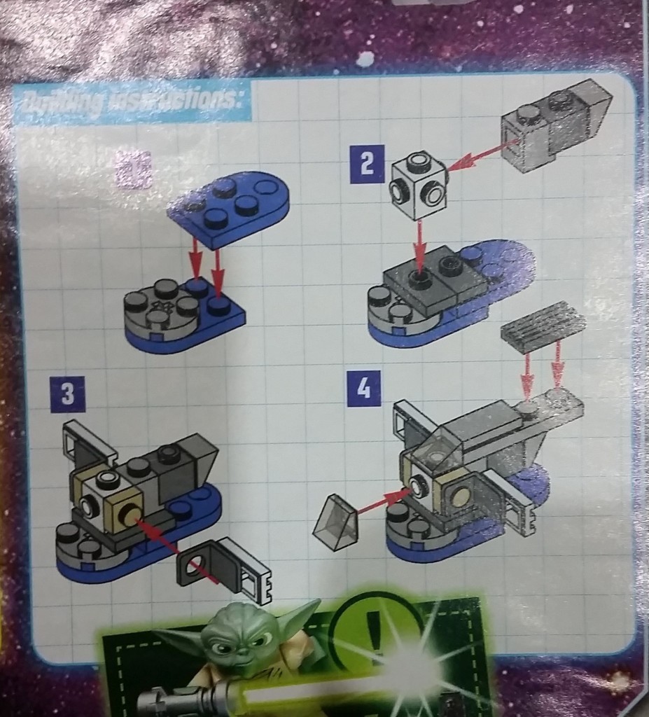 Lego Star Wars Polybag 911205 Instructions Slave 1