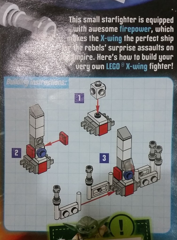 Lego Star Wars Polybag 911205 and 911508 X-wing Instructions