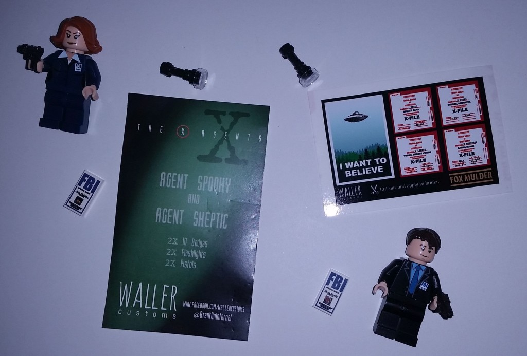 Lego custom X-Files Minifigures