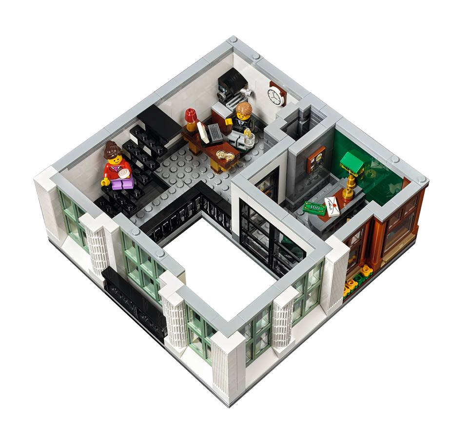 Lego Modular Bank Laundromat For January 2016 Release Set