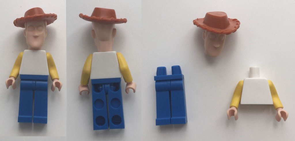 Lego Prototype Woody Minifigure Pre Production without Printing