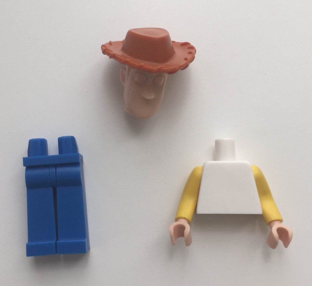 Lego Prototype Woody Minifigure Pre Production without Printing parts