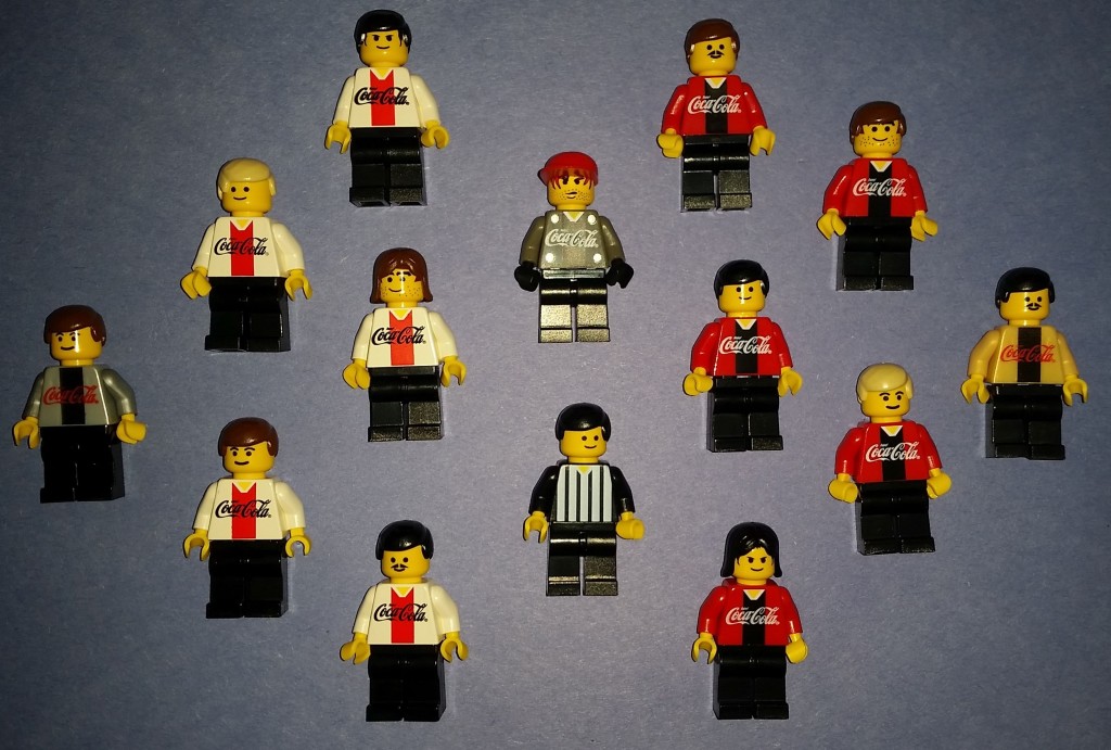 Lego Soccer Coca Cola Promotional Minifigures