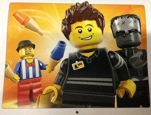 Lego 2016 Wall Calendar Back
