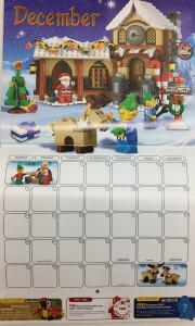 Lego 2016 Wall Calendar December