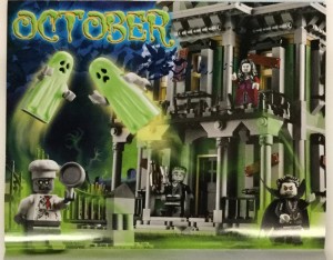 Lego 2016 Wall Calendar October
