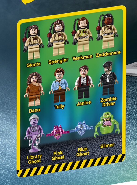 Close up of Lego Ghostbusters Minifigures 35827 - Minifigure Price