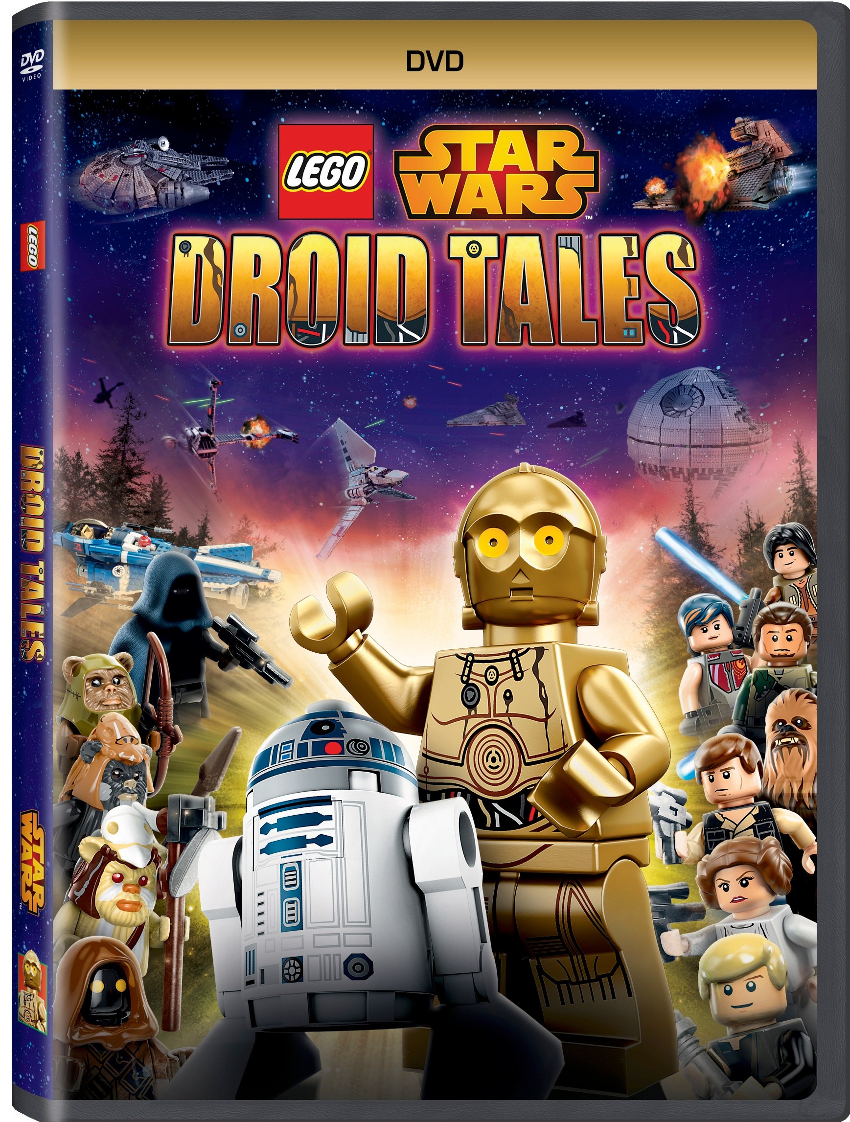 Lego Star Wars Droid Tales Promo Poster NEW C-3PO R2 D2 11 x 17 Inches Disney