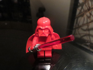VADER RED HELMET PROTOTYPE REPLICA Star Wars Minifigure **NEW** LEGO Custom 