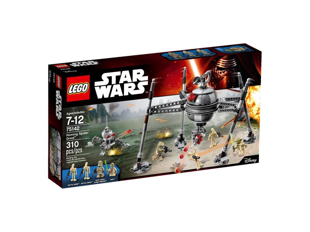 Lego 75142 Homing Spider Droid 2016 Star Wars Set Box
