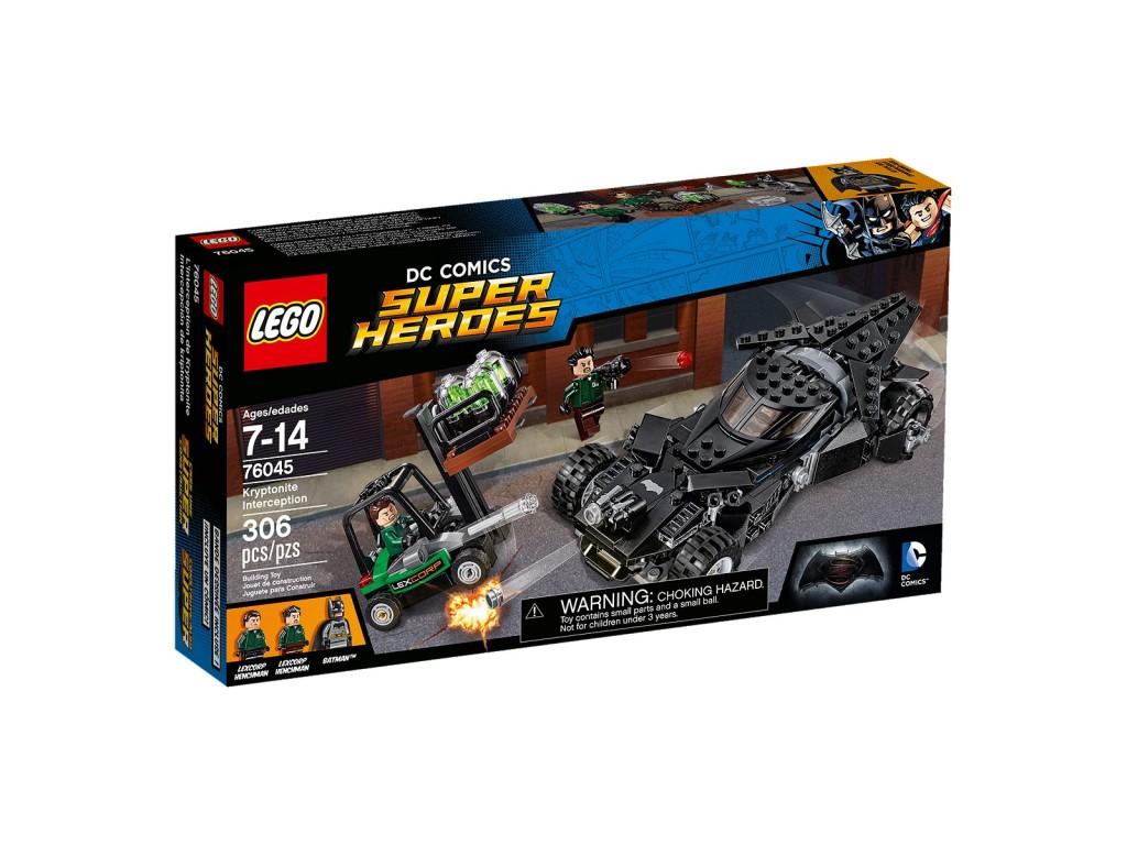 Lego 76045 Batman v Superman Kryptonite Interception Box Front