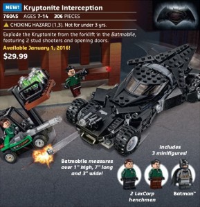 Lego 76045 DC SuperHoroes Kryptonite Interception