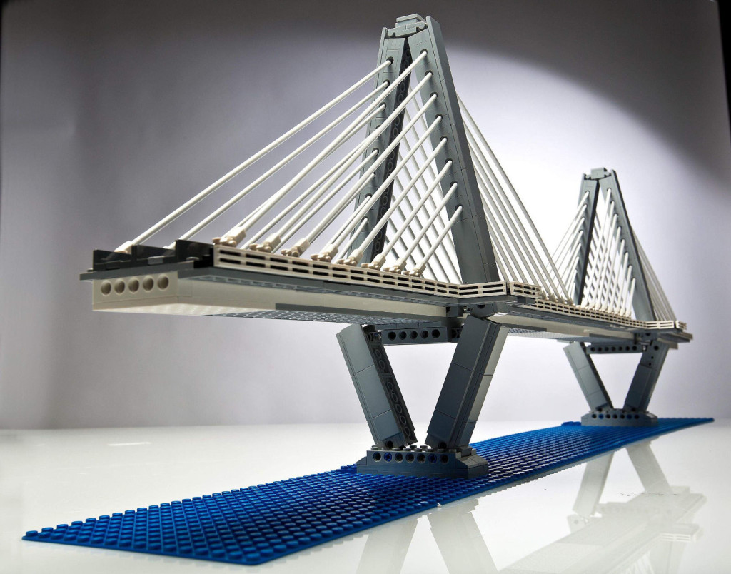 Lego Certified Professional 3' Long Ravenel Bridge Boxed Set - 1 of 400 made inside