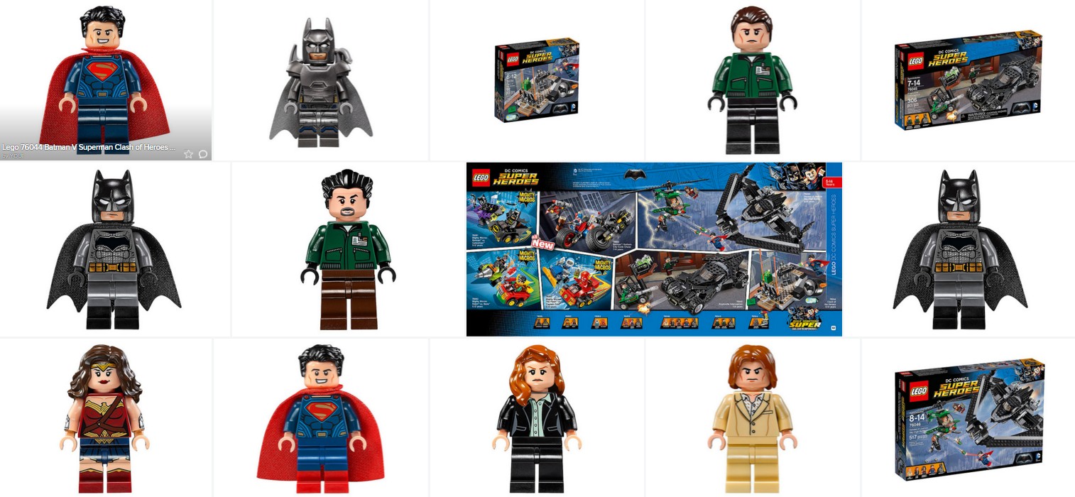 Batman vs cheap superman lego set