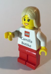 Lego Employee Business Card Minifigure Camilla Bottke
