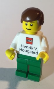 Lego Employee Business Card Minifigure Henrik V. Hougaard