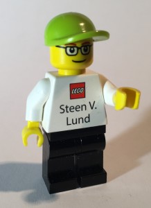 Lego Employee Business Card Minifigure Steen V. Lund