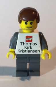 Lego Employee Business Card Minifigure Thomas Kirk Kristiansen