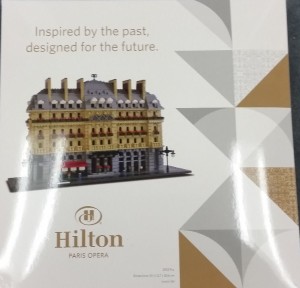 Lego Hilton Paris Opera luxury set limited to 500 copies Box