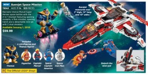 Lego Marvel SuperHeroes 76049 Avenjet Space Mission