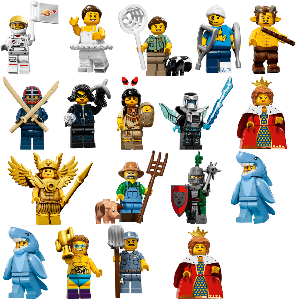 list of all lego minifigures