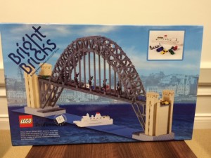 Limited Edition LEGO Brick Tyne Bridge Model created by Bright Bricks Box Back