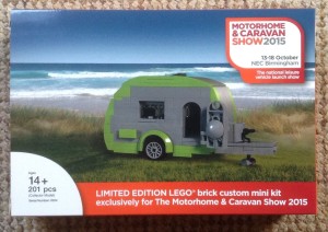 Limited Edition Lego Caravan Designed For Motor Home & Caravan Show 2015 front