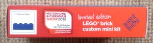 Limited Edition Lego Caravan Designed For Motor Home & Caravan Show 2015 top