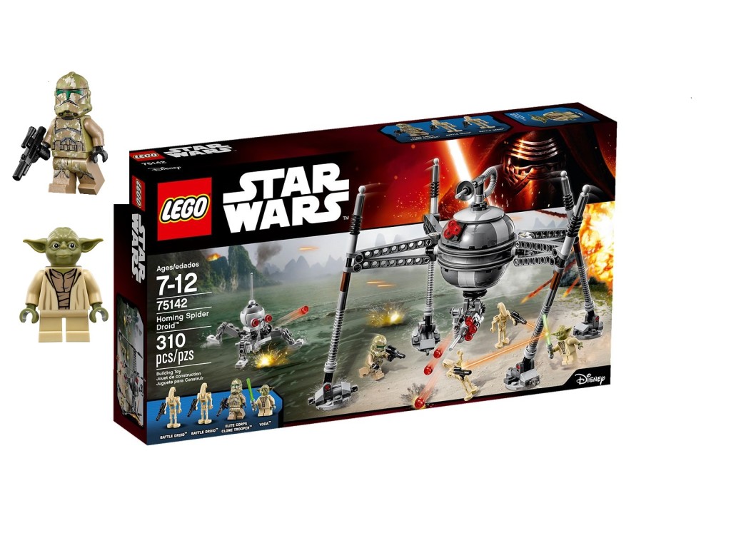 Lego 75142 Homing Spider Droid 2016 Star Wars Set Box