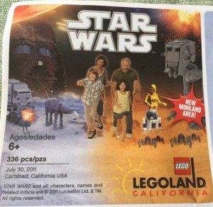 Lego Han Solo on Tauntaun 2011 Miniland ambassador rare Exclusive Instructions Cover