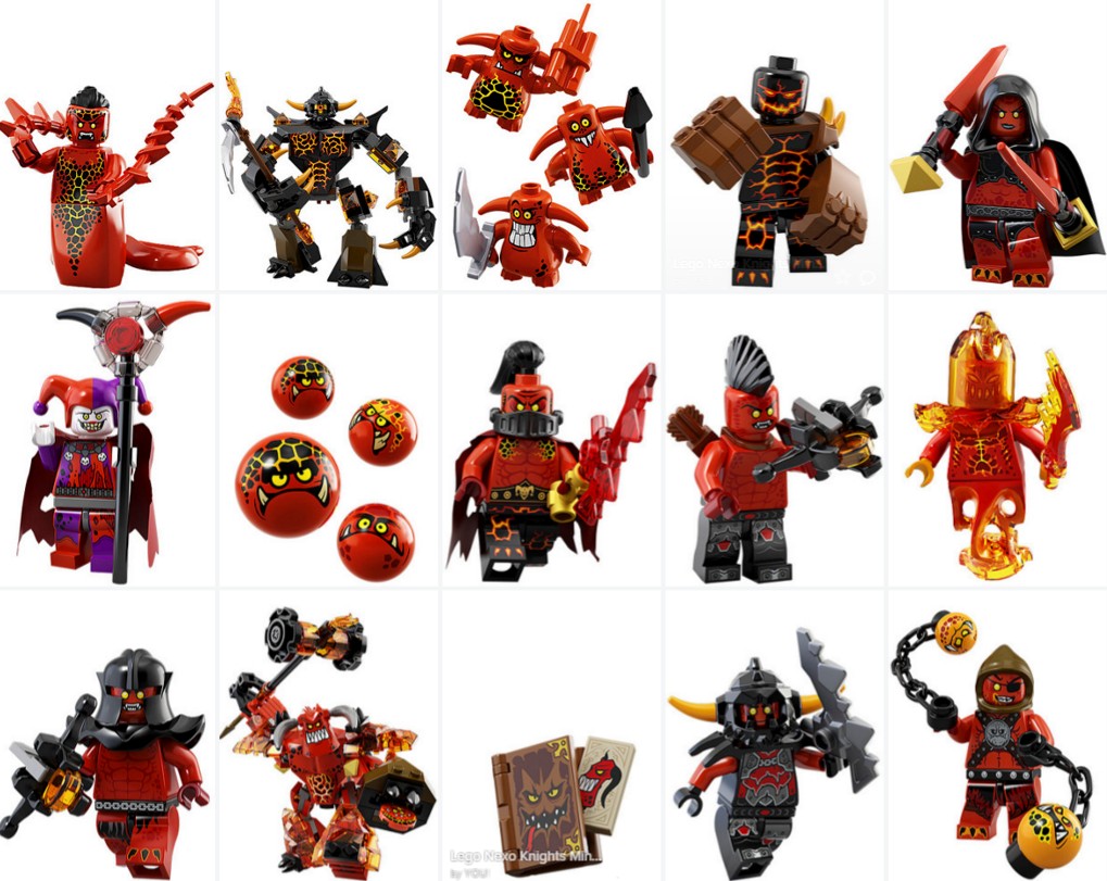 skrue til stede præst 28 Nexo Knights Minifigures Found out on Lego Site - Bad Guys First -  Minifigure Price Guide
