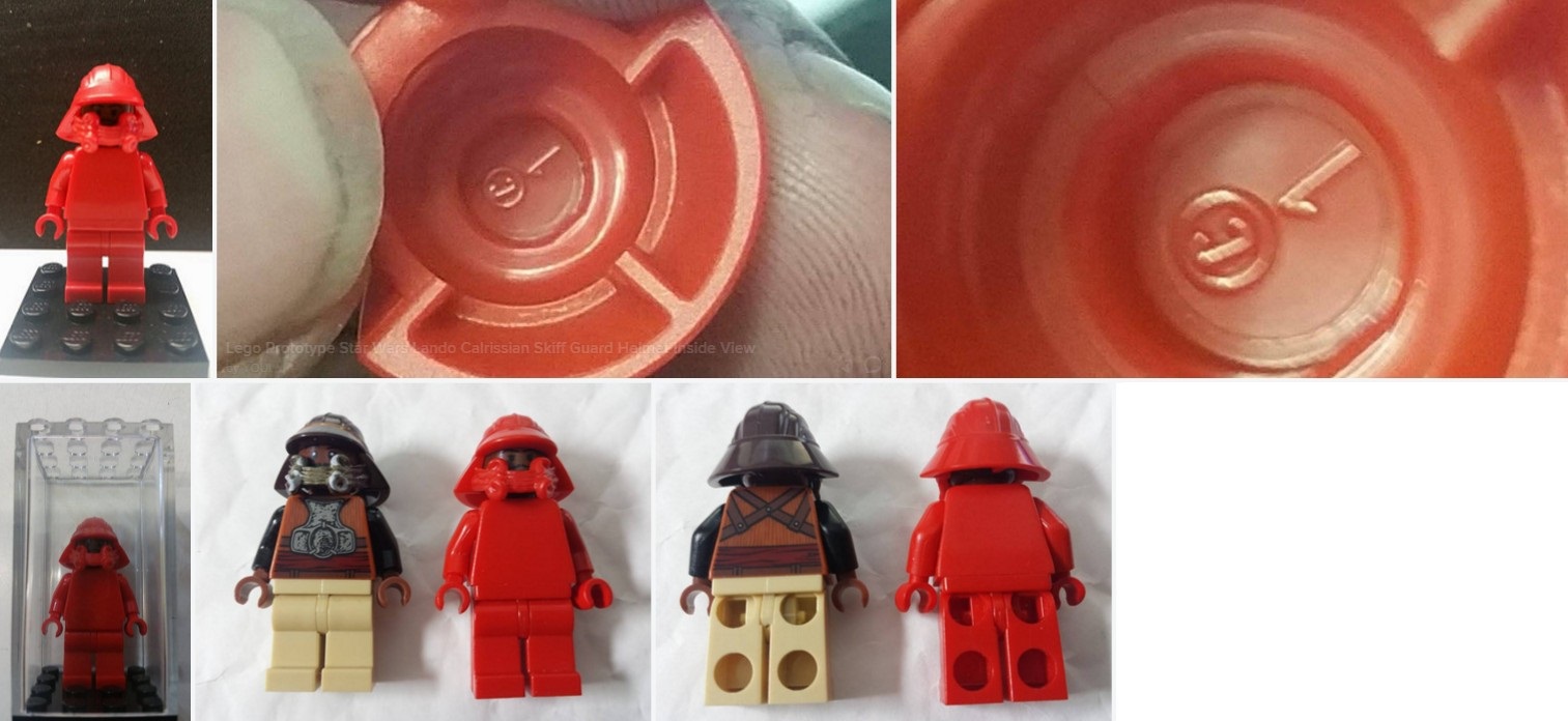 Skulptur Nerve Gå vandreture Second ever Prototype Lego Star Wars Lando Calrissian Red Skiff Guard  Helmet Rare - Minifigure Price Guide