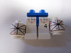 Lego Prototype Test Printer Allignment Minifigure Head and Legs