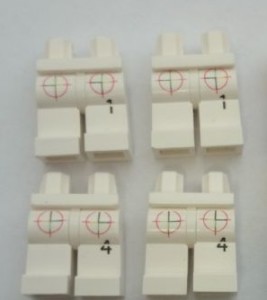 Lego Prototype Test Printer Allignment Minifigure Legs