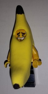 Lego Series 16 Collectible Minifigure Series 16 Banana Suit Guy with Black Legs