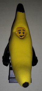 Lego Series 16 Collectible Minifigure Series 16 Banana Suit Guy with Black Legs and black arms