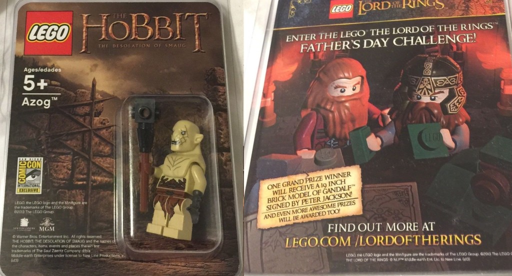 LEGO The Hobbit Azog LOTR 2013 Comic Con SDCC Exclusive Minifigure Front (2)