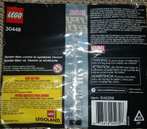 Lego 30448 Spider Man v Symbiote Venom Minifigure Back