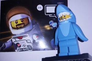 Lego 71011 Series 15 Collectible Minifigure Number 26 Shark Suit Guy